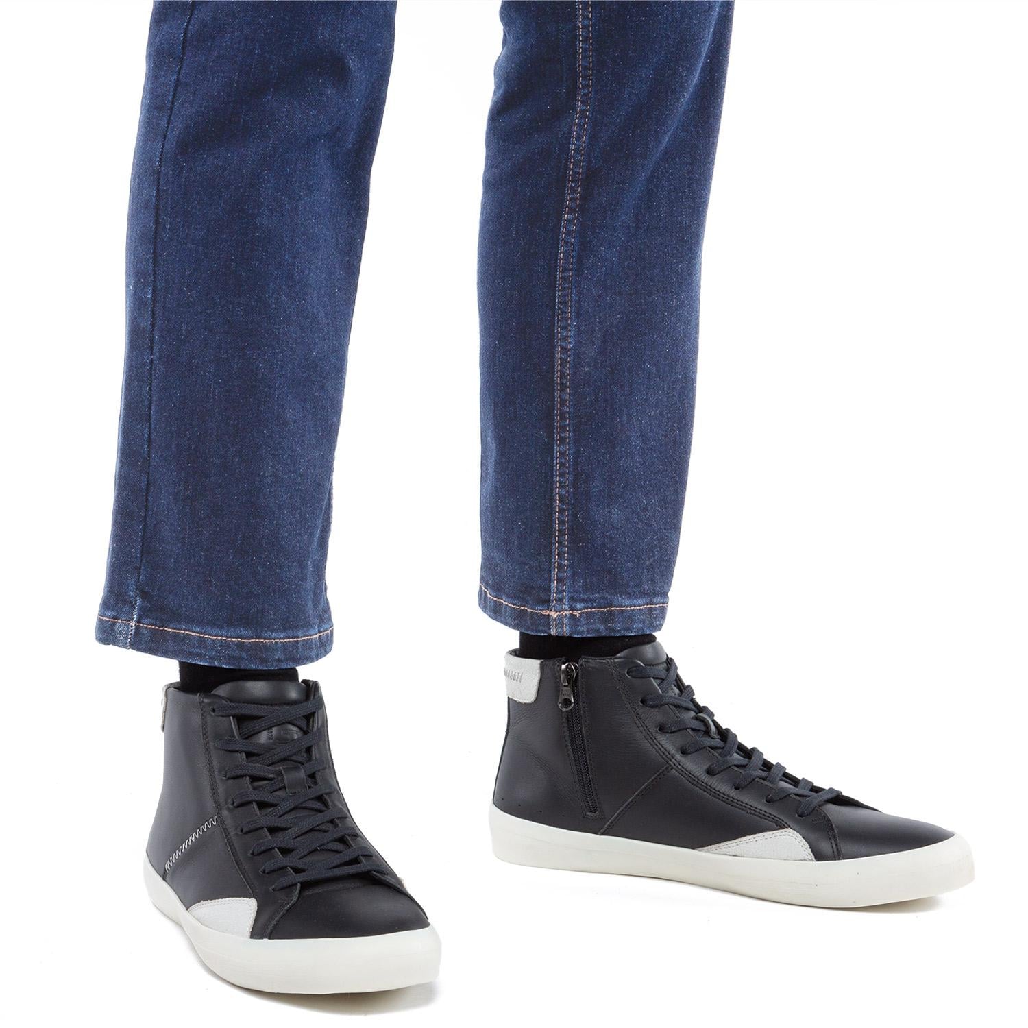 ZAPATILLA CAÑA ALTA - ROCHA - GUANTE - NEGRO - 2