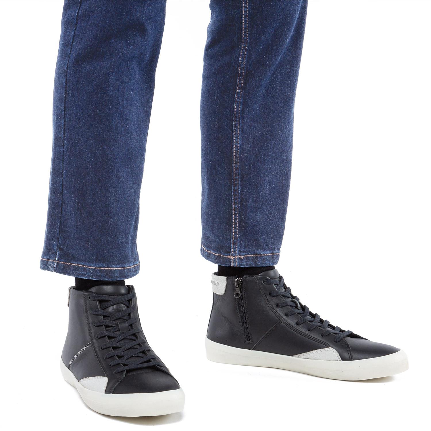 ZAPATILLA CAÑA ALTA - ROCHA - GUANTE - NEGRO - 2