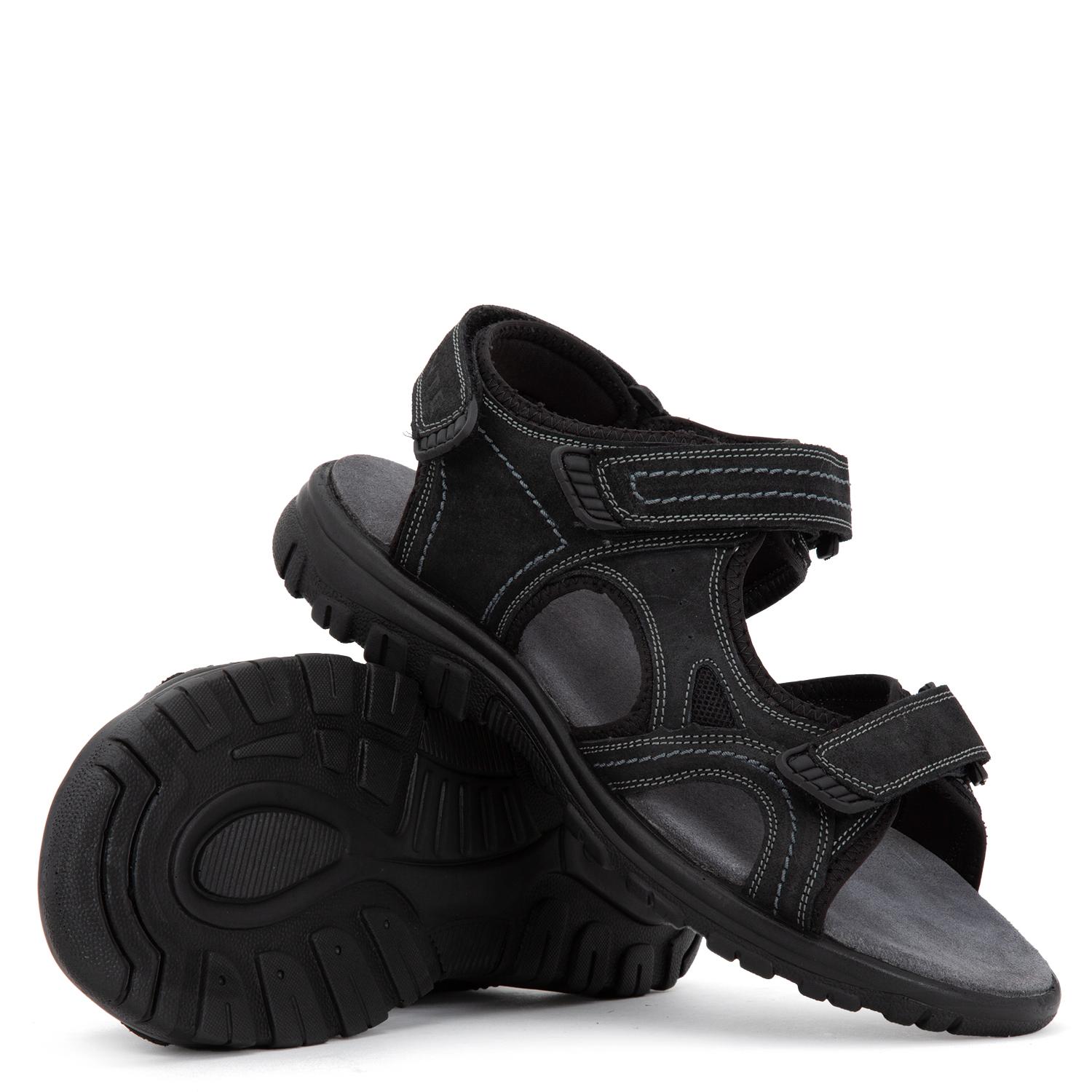 SANDALIA SEMI ABIERTA - HERDIF - GUANTE - NEGRO - 3