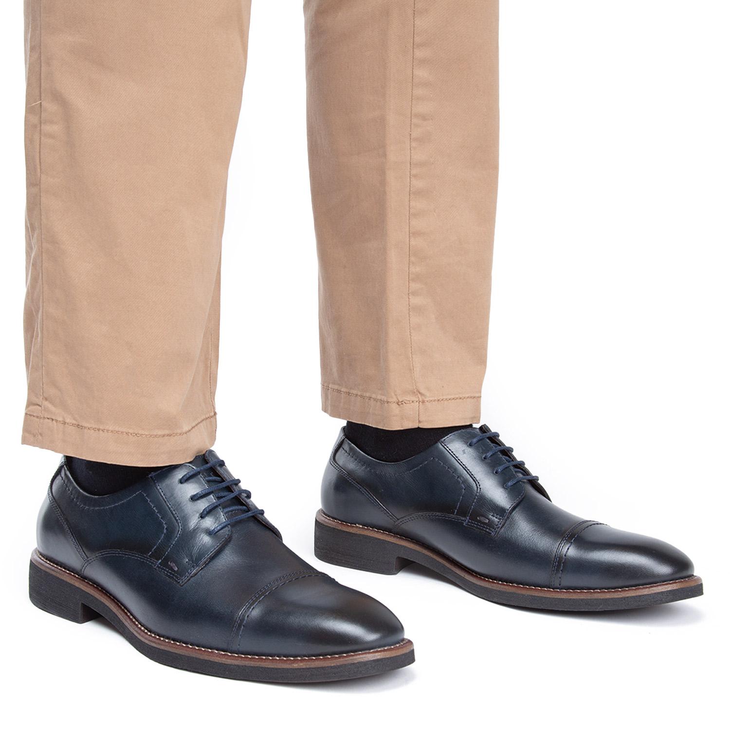 ZAPATO DE CUERO HOMBRE GUANTE MARINO BERLIN 0035858 - 2