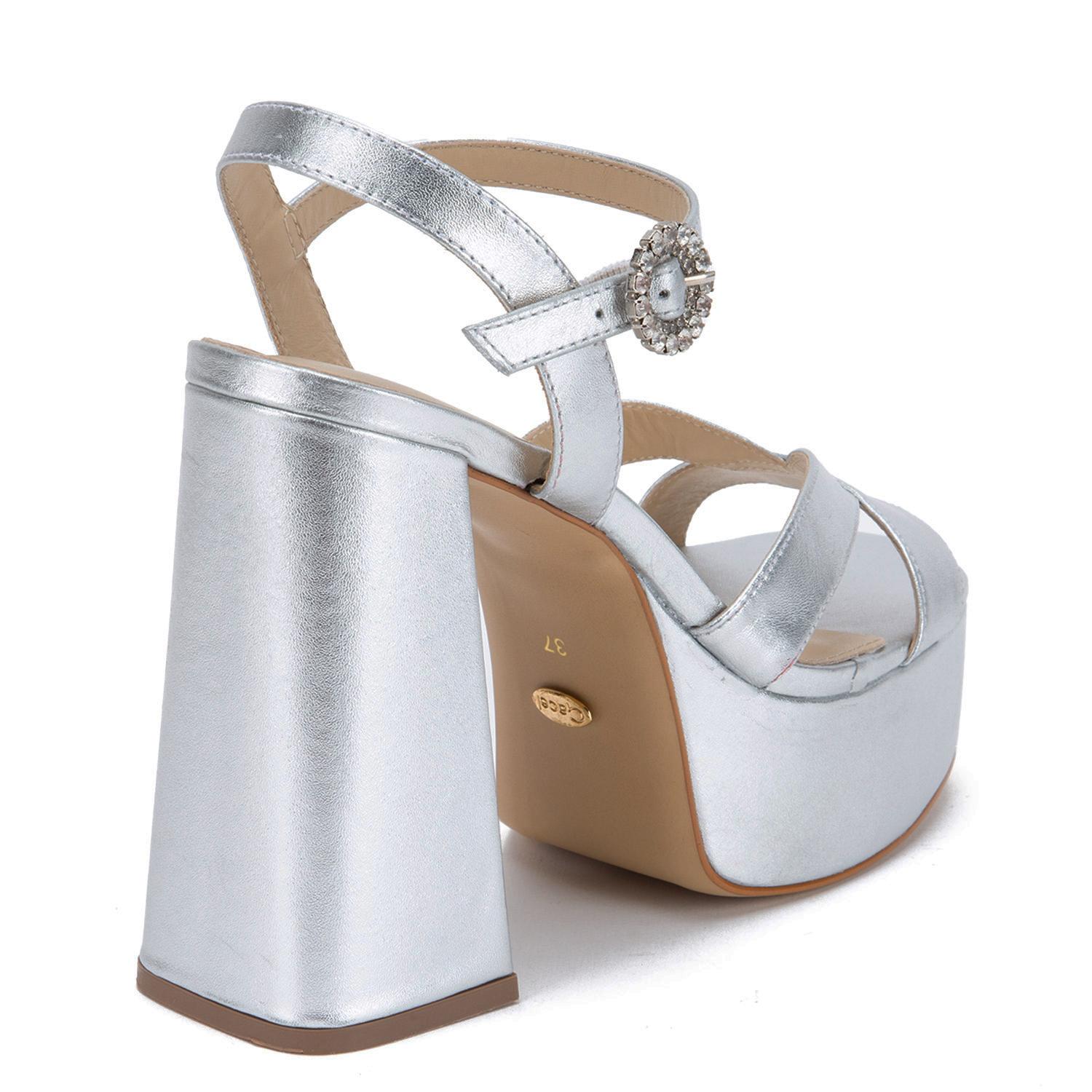 SANDALIA - RUE - GACEL - PLATEADO - 5