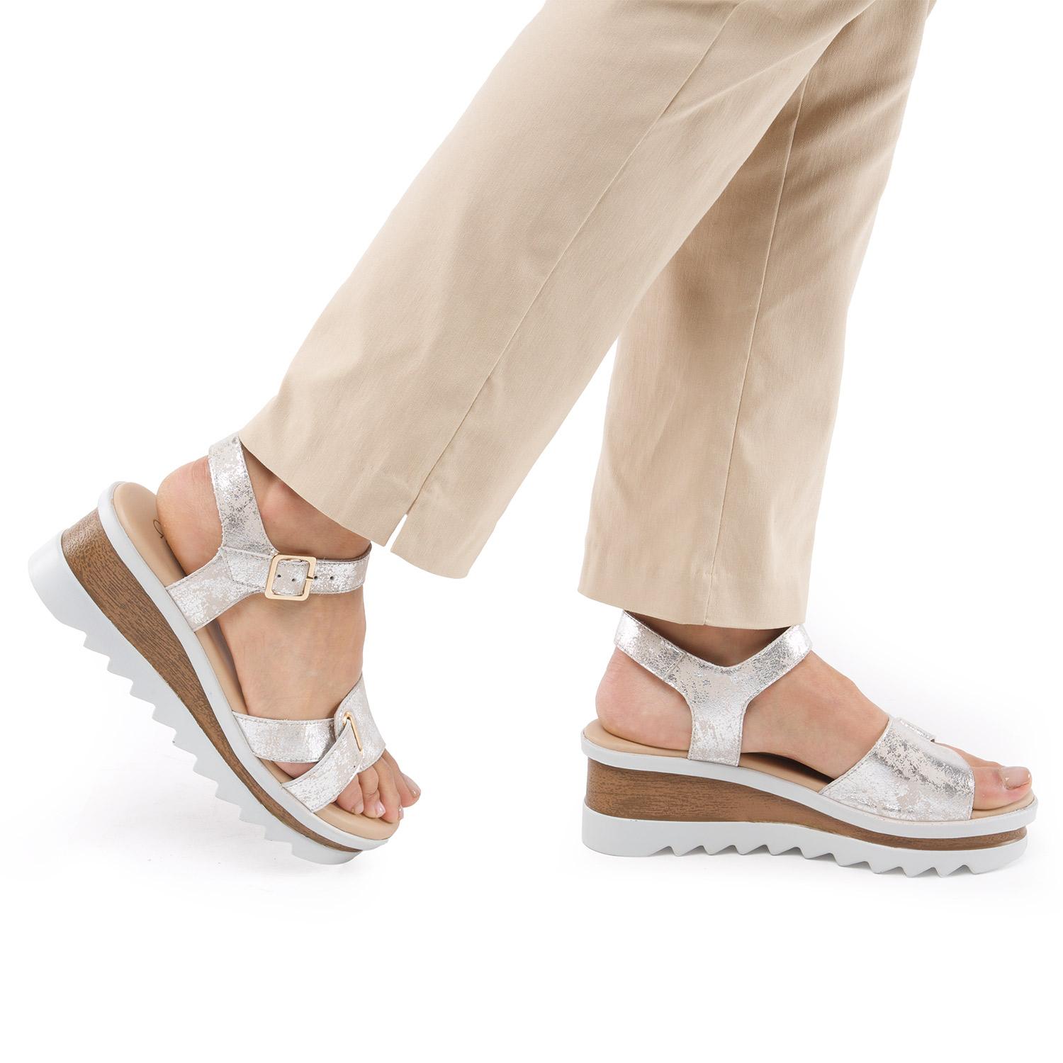 SANDALIA - DILETTA - GACEL - PLATEADO - 2