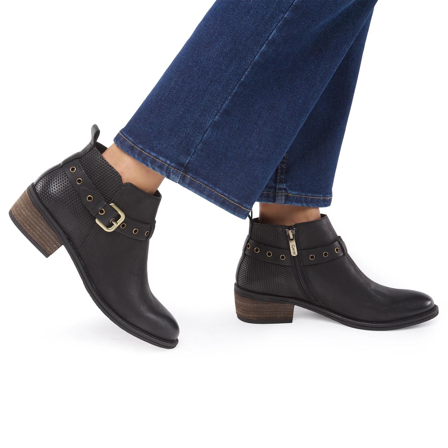 BOOTIE - GINA - GACEL - NEGRO - 2
