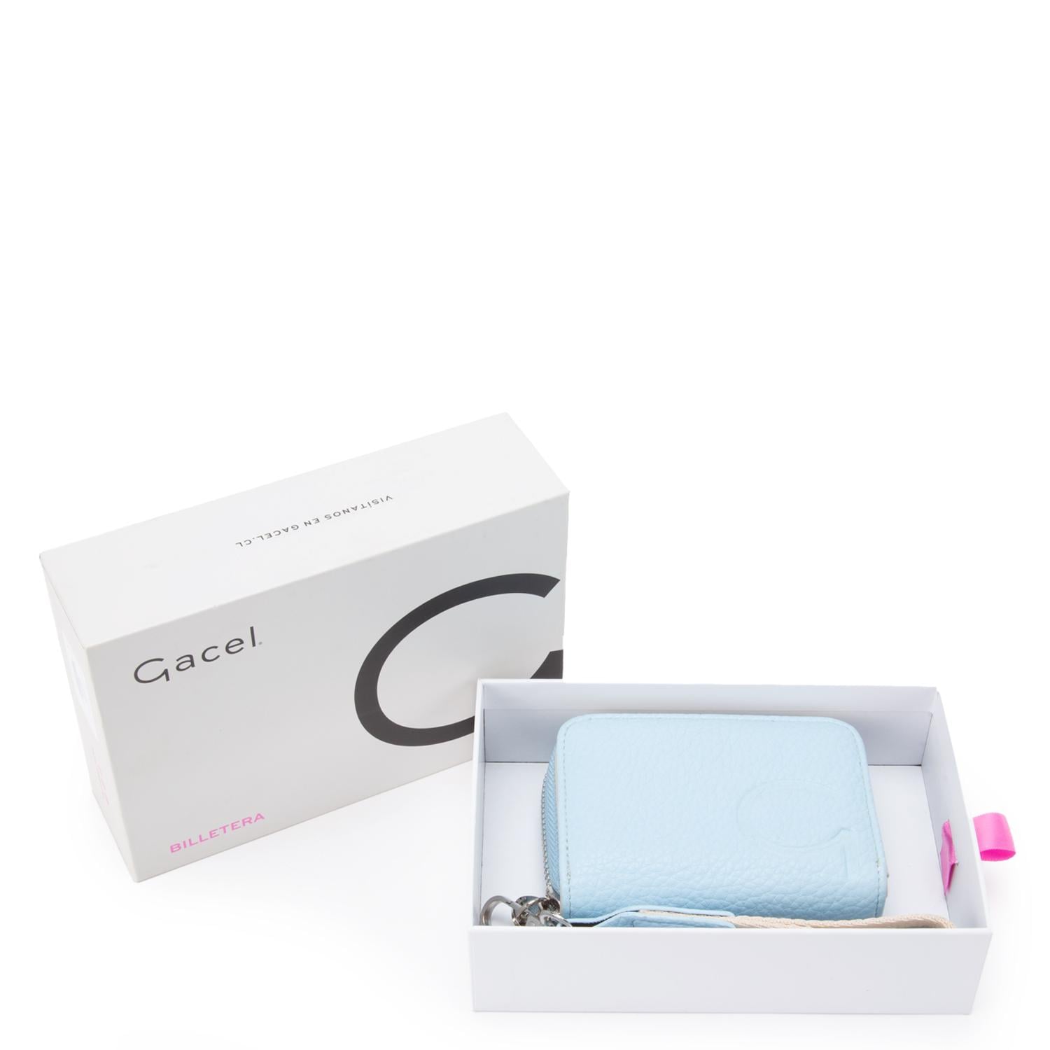 BILLETERA - BILLETERA PEQUEÑA - GACEL - CELESTE - 5