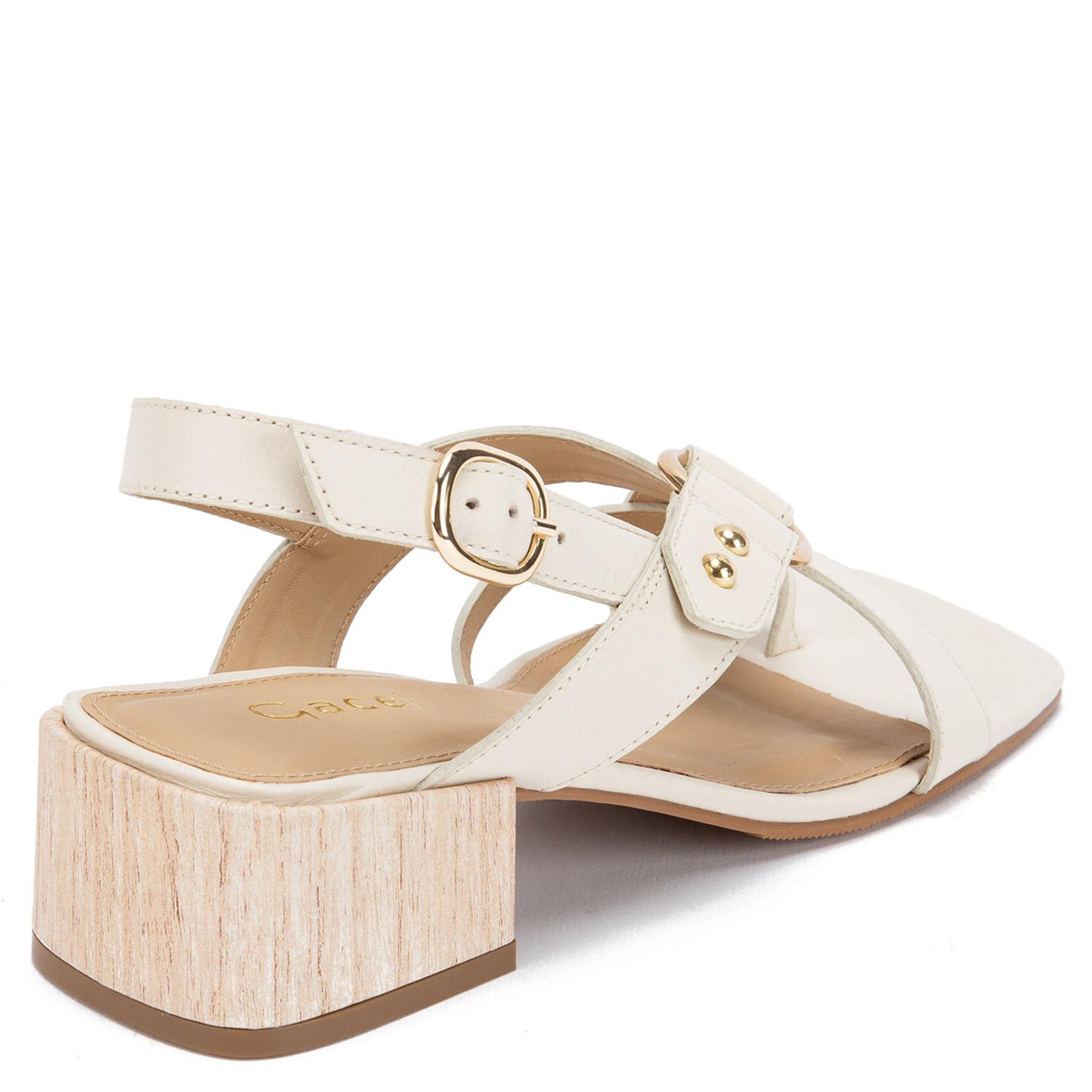 SANDALIA - SALMA - GACEL - OFF WHITE - 5
