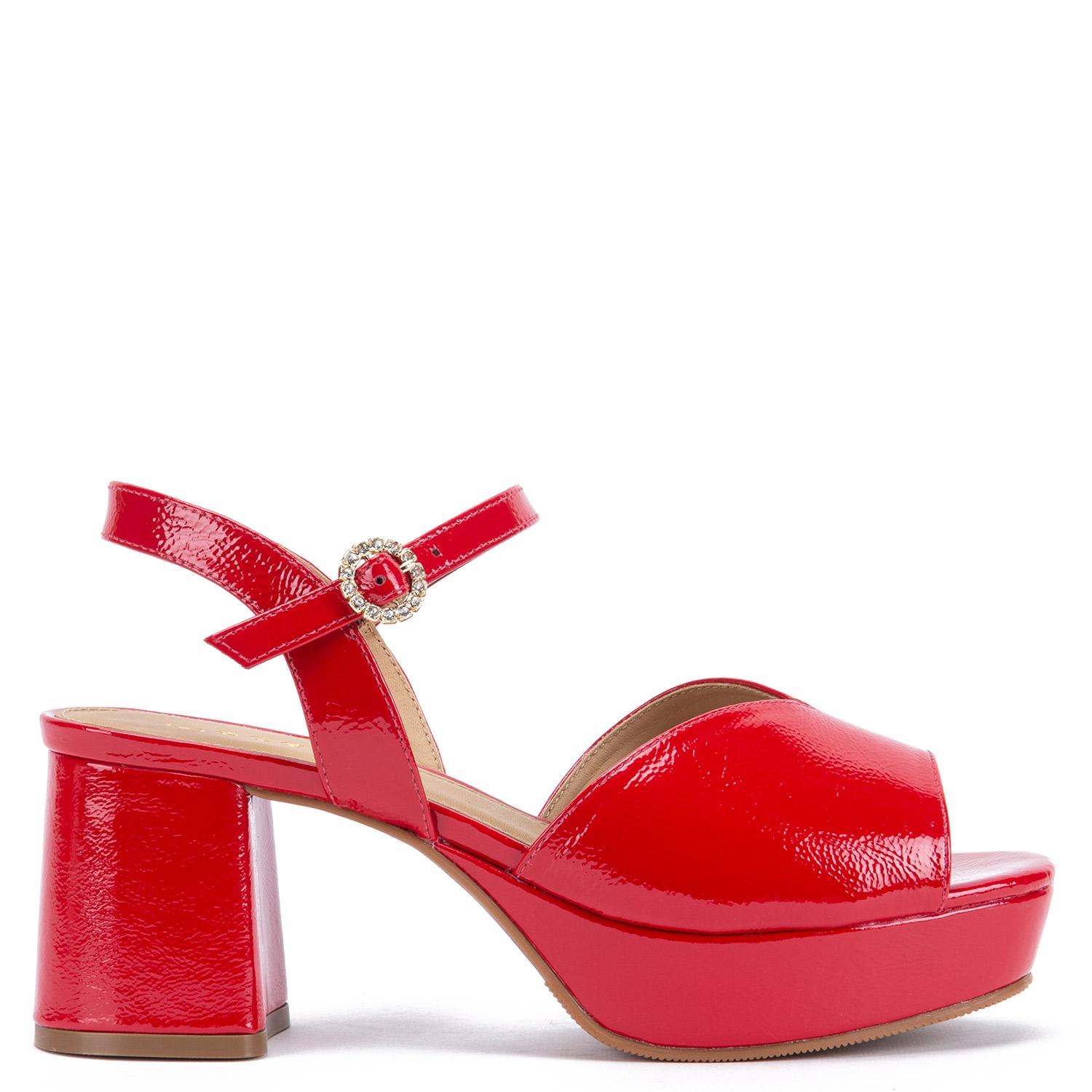 SANDALIA - VALENTINA - GACEL - ROJO - 1