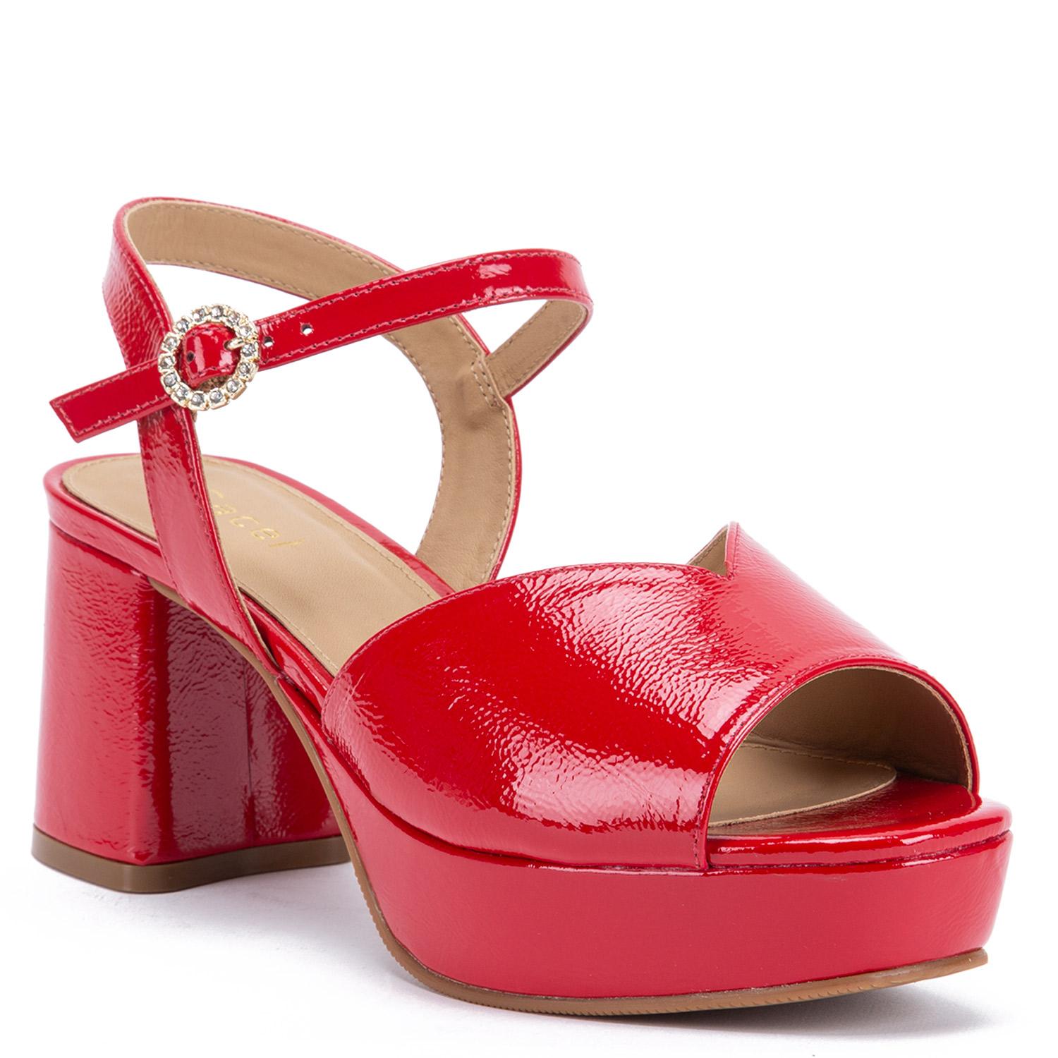SANDALIA - VALENTINA - GACEL - ROJO - 3