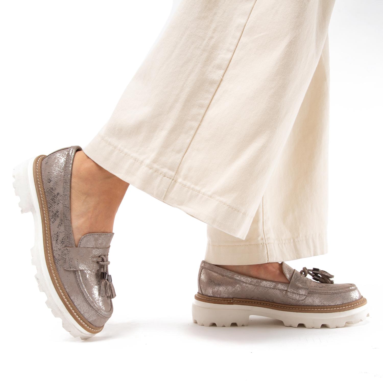 MOCASIN - EVE - GACEL - PLATEADO - 2