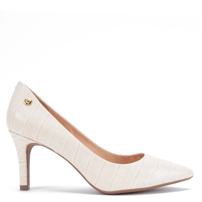 ZAPATO DE CUERO MUJER GACEL CREMA ESTELLE - 1