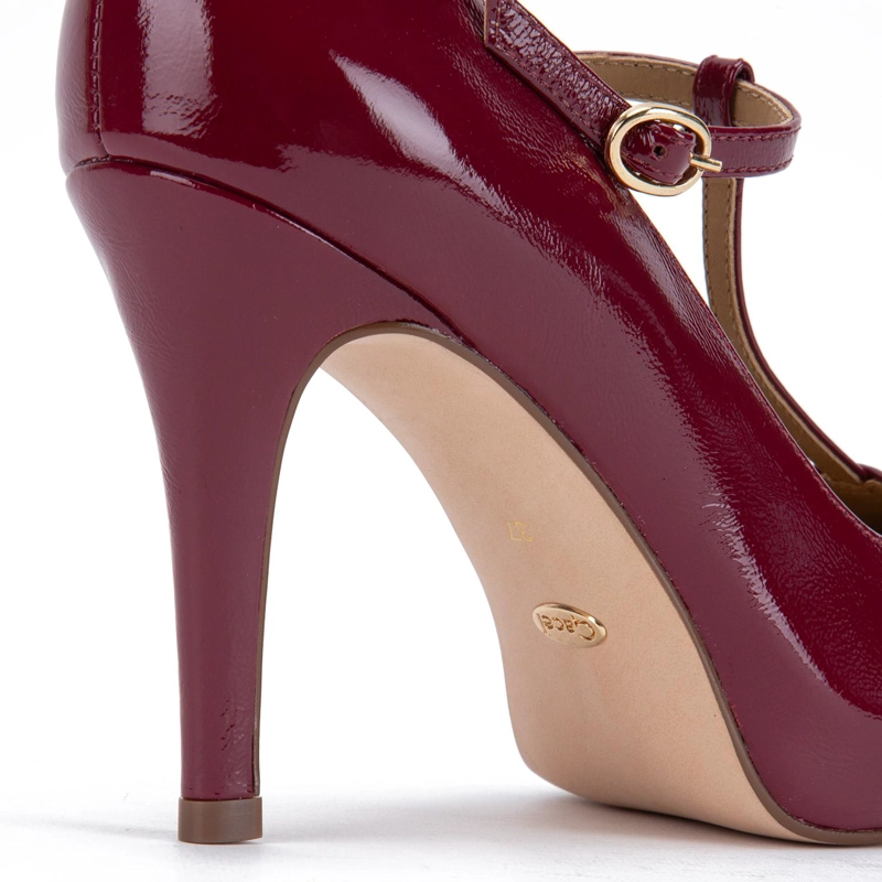 ZAPATO DE CUERO MUJER GACEL BURDEO OLGA - 4