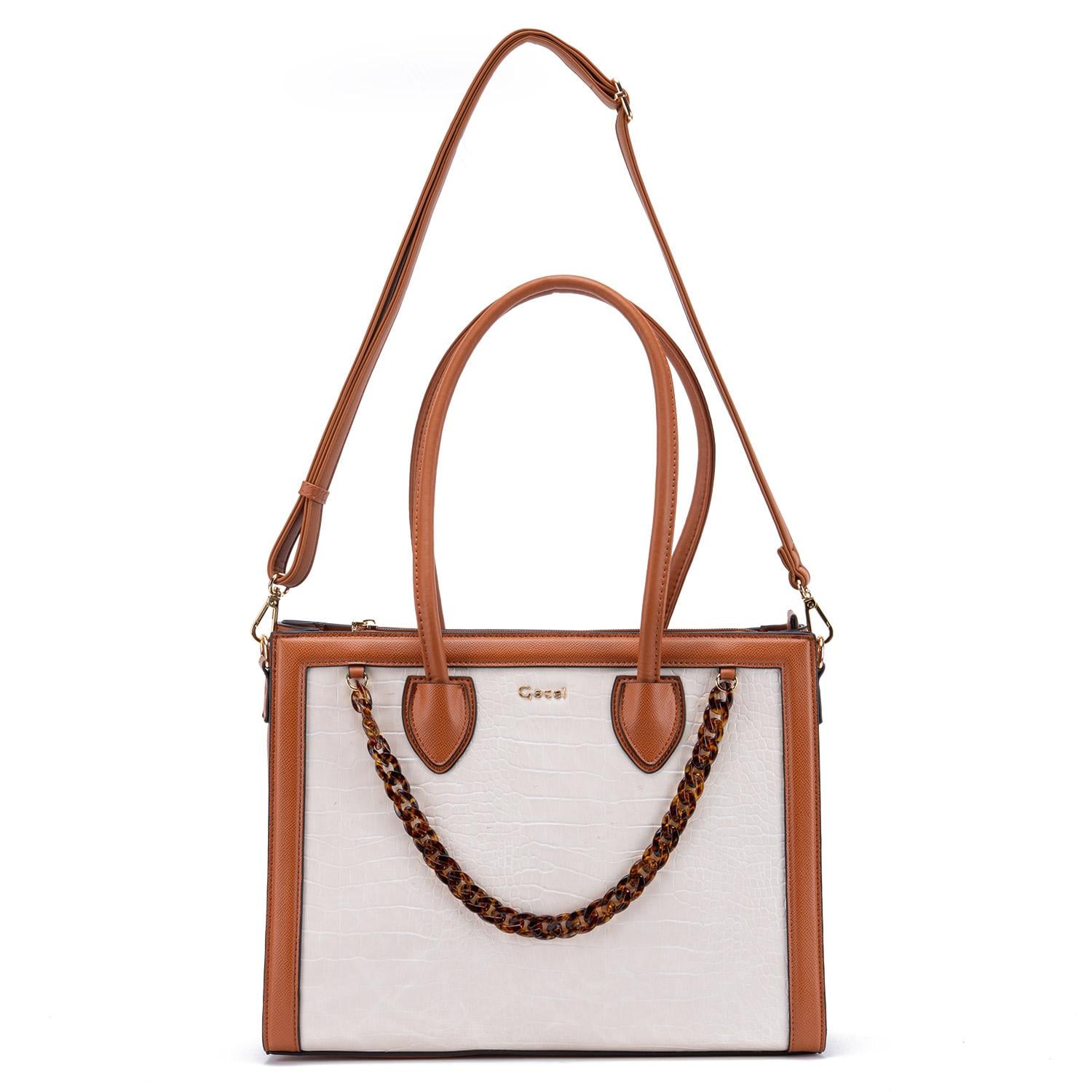 CARTERA - DOS ASAS GRANDE - GACEL - OFF WHITE - 5