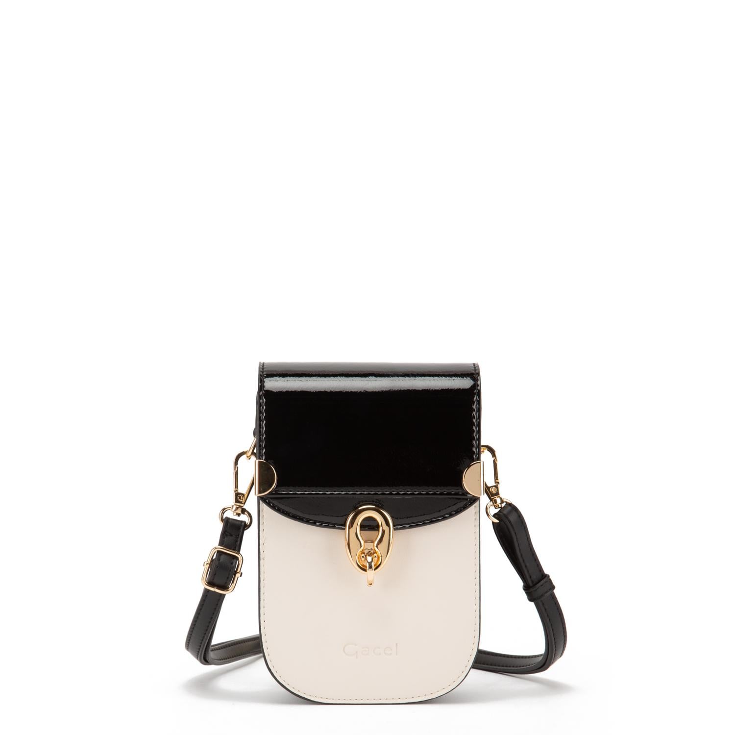 CARTERA - BANDOLERA PEQUEÑA - GACEL - EN COLOR NEGRO - 1