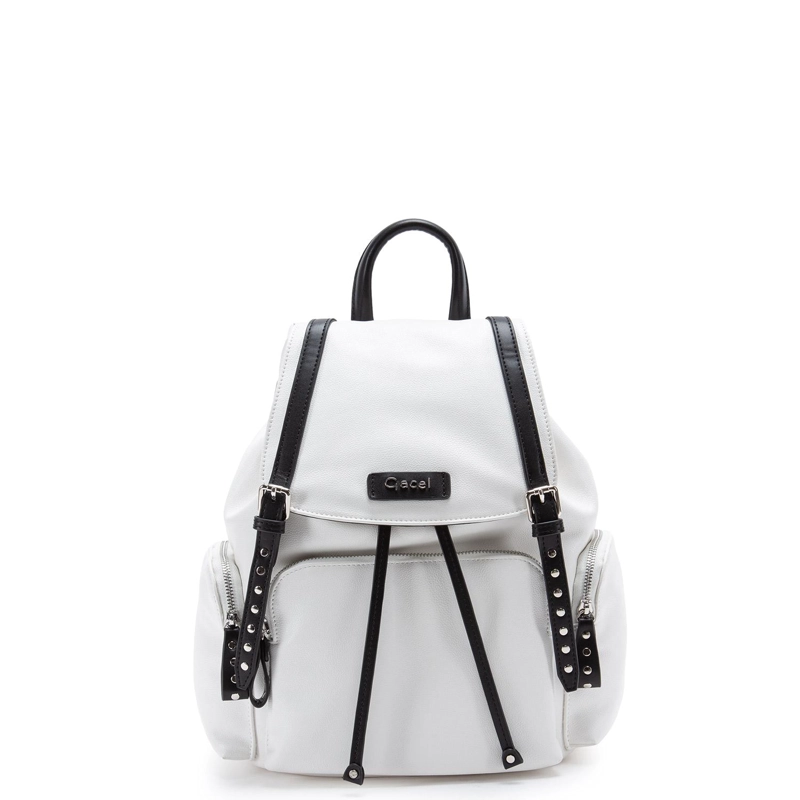 MOCHILA MUJER GACEL BLANCO GRANDE - 1