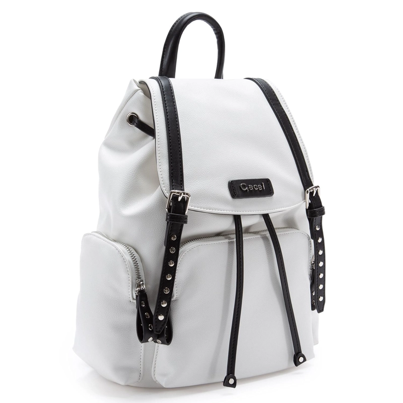 MOCHILA MUJER GACEL BLANCO GRANDE - 3