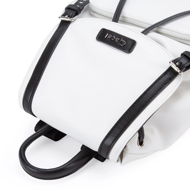 MOCHILA MUJER GACEL BLANCO GRANDE - 4