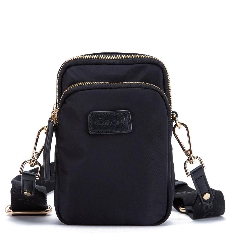 CARTERA MUJER GACEL NEGRO BANDOLERA PEQUEÑA - 3