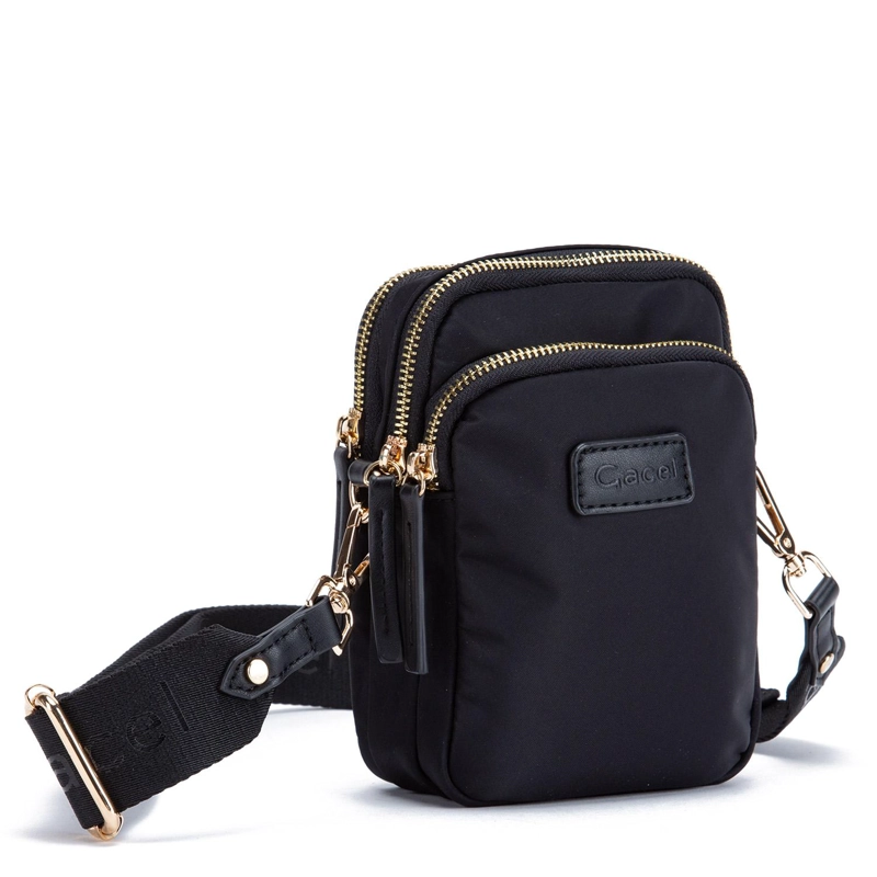 CARTERA MUJER GACEL NEGRO BANDOLERA PEQUEÑA - 4