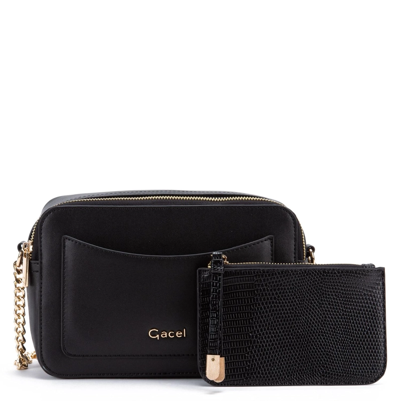 CARTERA MUJER GACEL NEGRO BANDOLERA GRANDE CAR3301 - 5