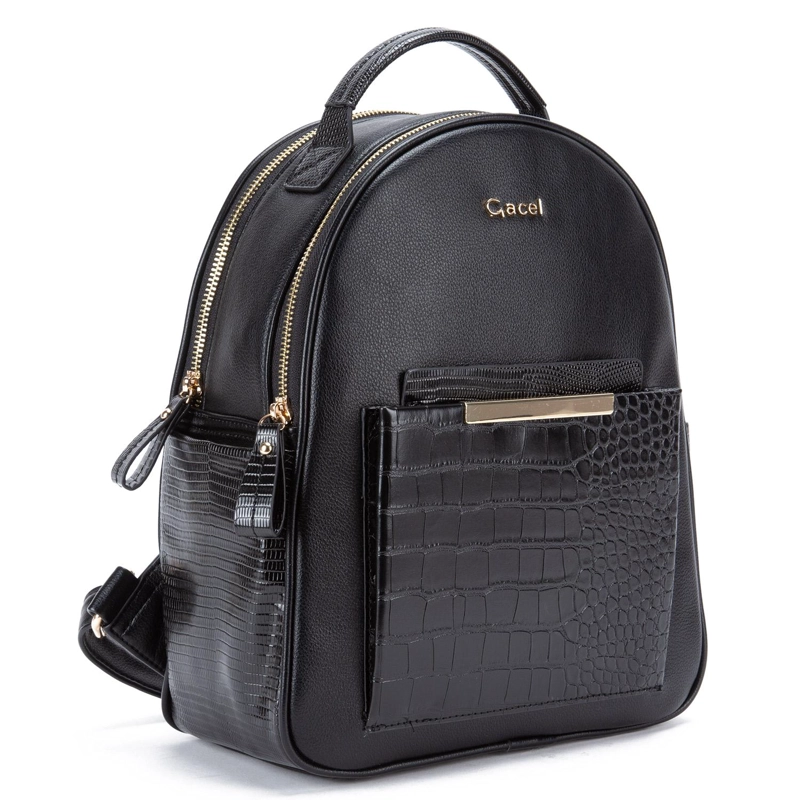 MOCHILA MUJER GACEL NEGRO PEQUEÑA - 3