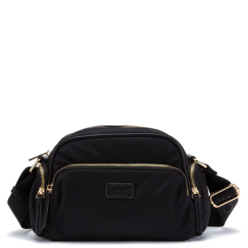CARTERA MUJER GACEL NEGRO BANDOLERA GRANDE - 1