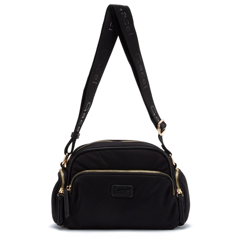 CARTERA MUJER GACEL NEGRO BANDOLERA GRANDE - 5