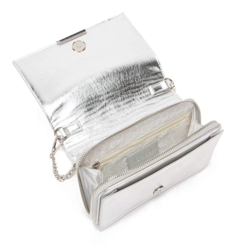 CARTERA MUJER GACEL PLATEADO CAR3365 - 5