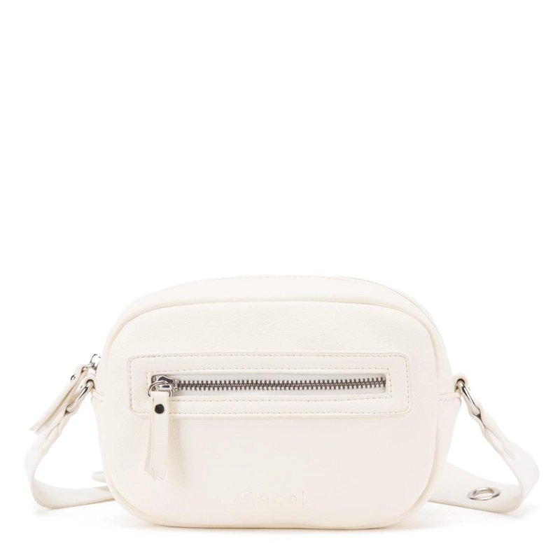 CARTERA MUJER GACEL BLANCO BANDOLERA PEQUEÑA - 1