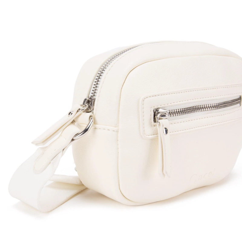 CARTERA MUJER GACEL BLANCO BANDOLERA PEQUEÑA - 4