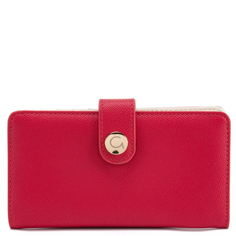 BILLETERA MUJER GACEL ROJO GRANDE - 1