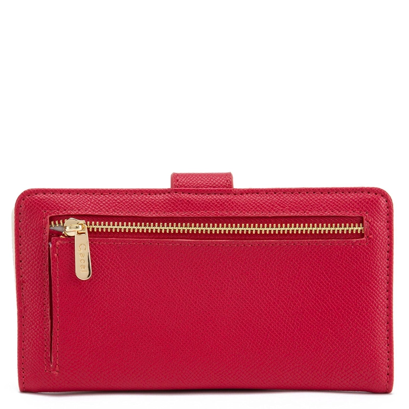 BILLETERA MUJER GACEL ROJO GRANDE - 2