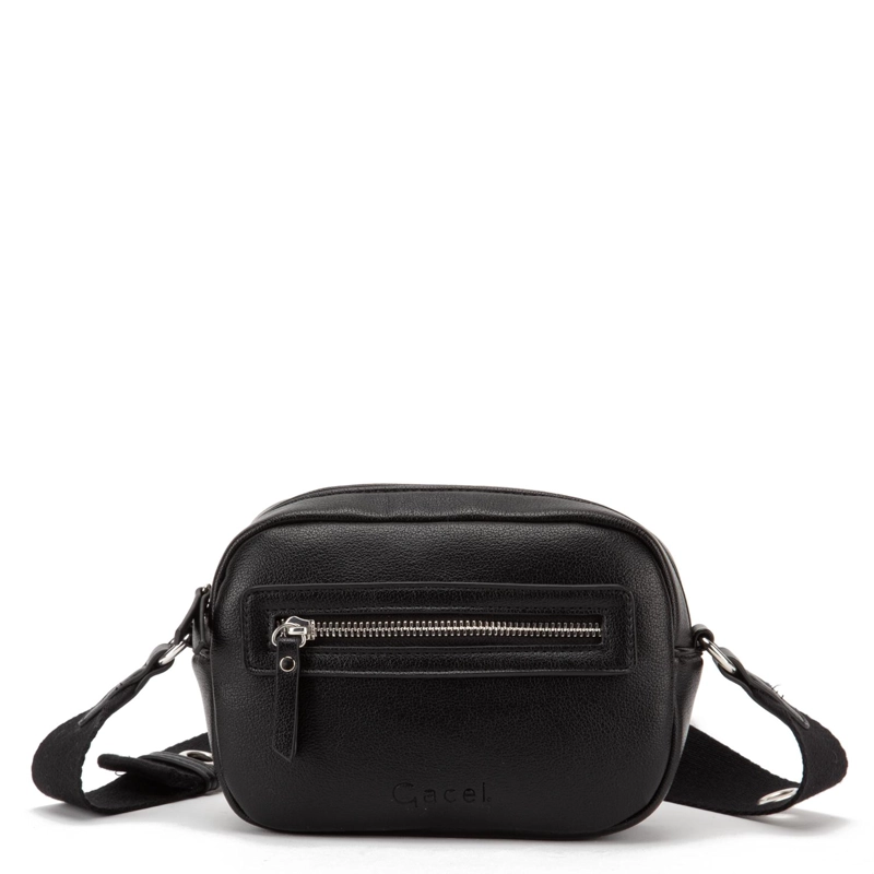 CARTERA MUJER GACEL NEGRO BANDOLERA PEQUEÑA - 1