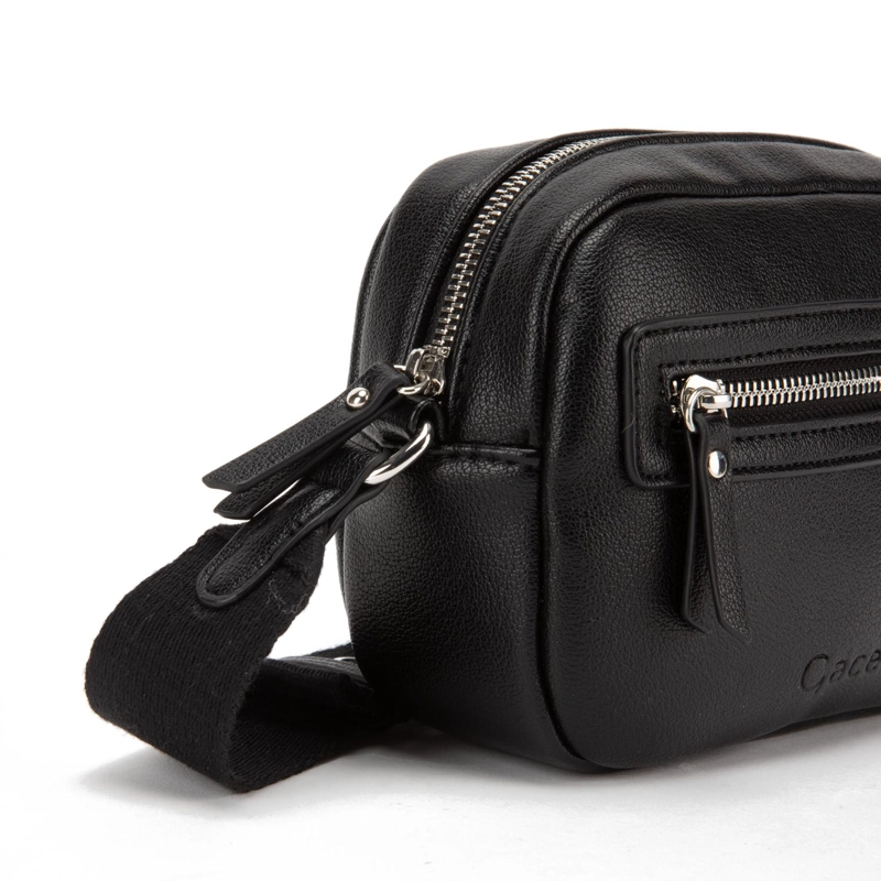 CARTERA MUJER GACEL NEGRO BANDOLERA PEQUEÑA - 4