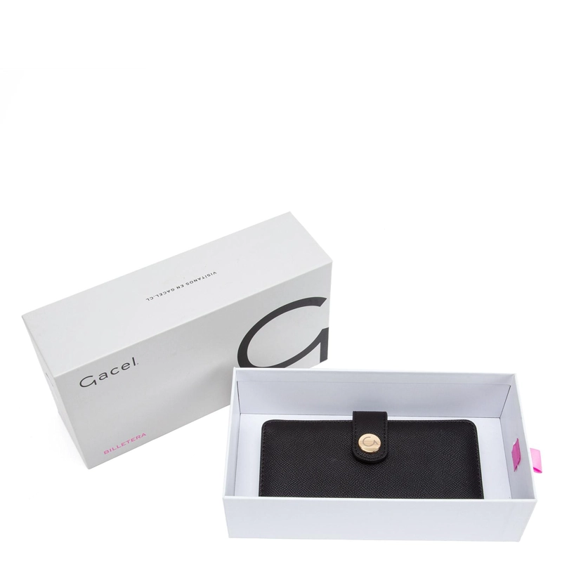 BILLETERA MUJER GACEL NEGRO GRANDE - 4