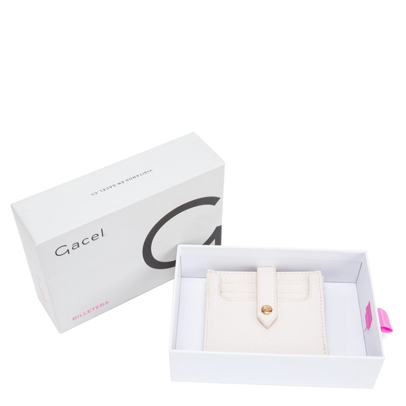 BILLETERA MUJER GACEL OFF WHITE PEQUEÑA - 4