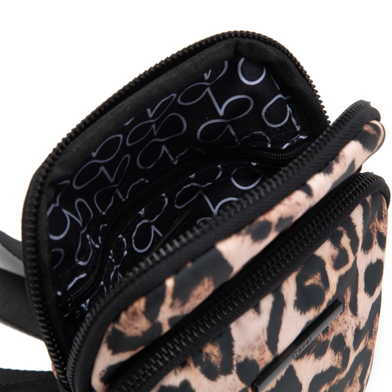 CARTERA MUJER GACEL LEOPARDO BANDOLERA PEQUEÑA - 5