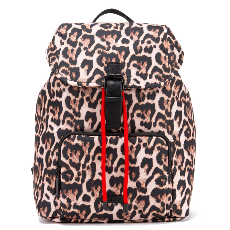 MOCHILA MUJER GACEL LEOPARDO GRANDE - 1
