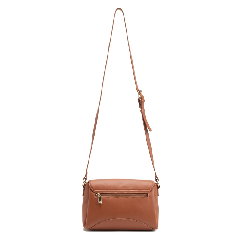 CARTERA MUJER GACEL TOSTADO BANDOLERA GRANDE - 2