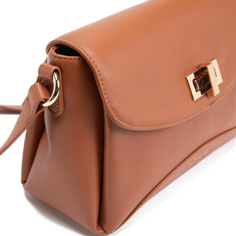 CARTERA MUJER GACEL TOSTADO BANDOLERA GRANDE - 4