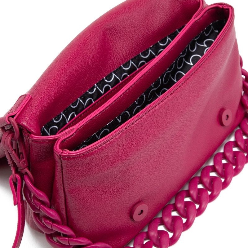CARTERA MUJER GACEL FRAMBUESA BANDOLERA GRANDE - 5