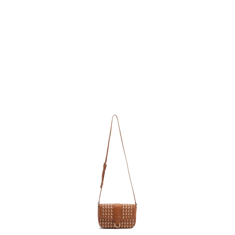 CARTERA MUJER GACEL TOSTADO BANDOLERA PEQUEÑA - 1