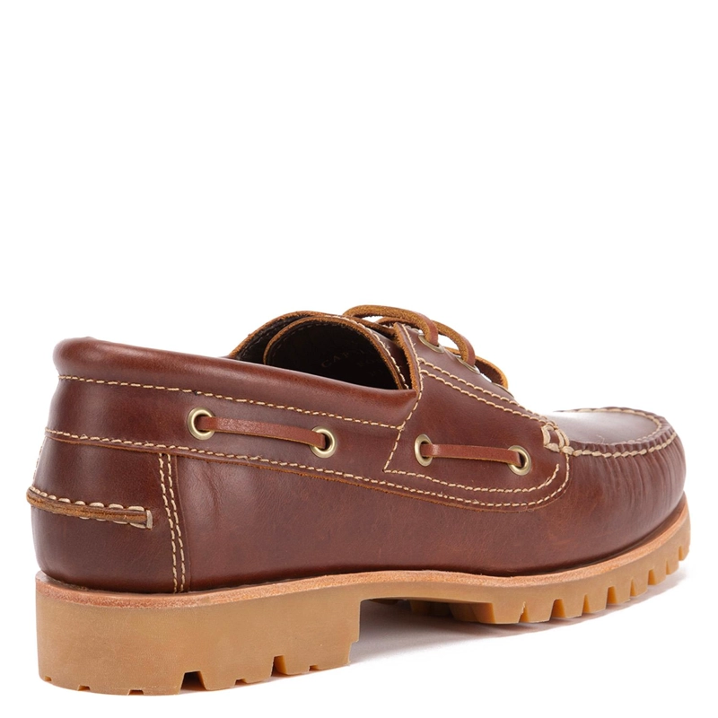 MOCASIN DE CUERO HOMBRE GUANTE CHOCOLATE VARSOVIA 0036020 - 5