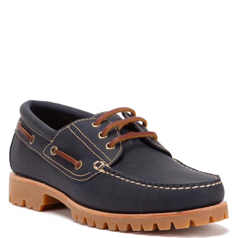 MOCASIN DE CUERO HOMBRE GUANTE MARINO VARSOVIA 0036021 - 3