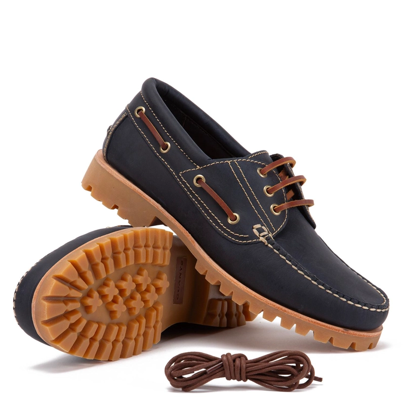 MOCASIN DE CUERO HOMBRE GUANTE MARINO VARSOVIA 0036021 - 4