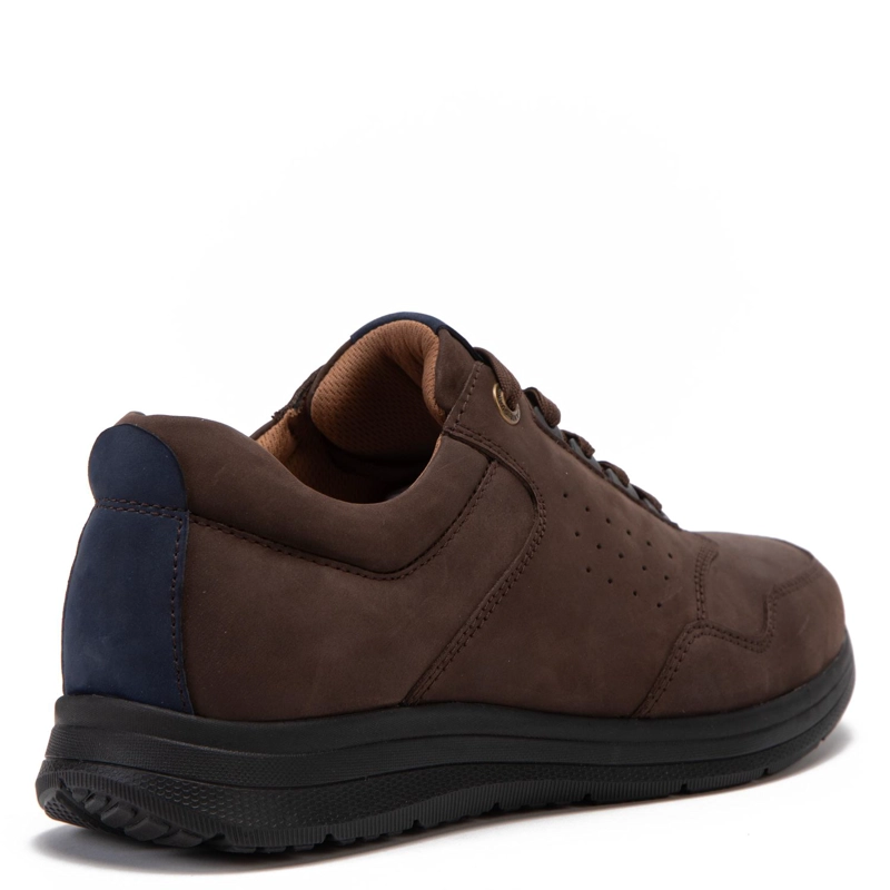 ZAPATO DE CUERO HOMBRE GUANTE CAFE  CALCUTA - 5