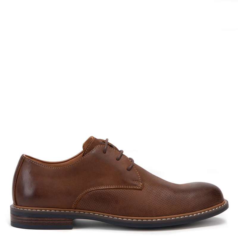 ZAPATO DE CUERO HOMBRE GUANTE CAFE ALBURY 0036079 - 1