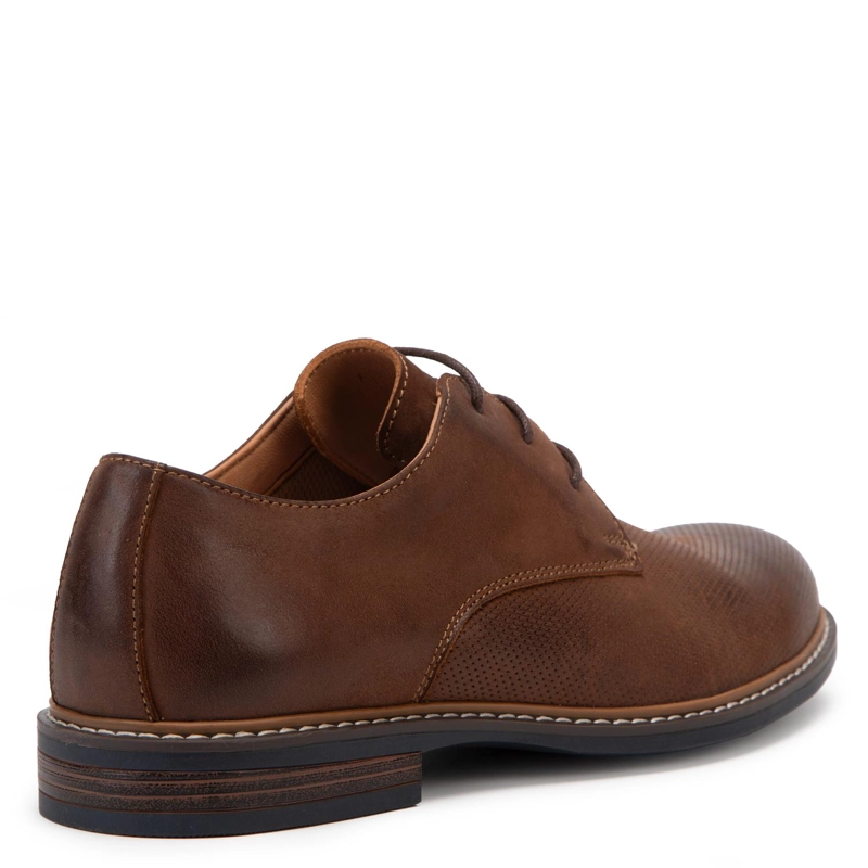 ZAPATO DE CUERO HOMBRE GUANTE CAFE ALBURY 0036079 - 5