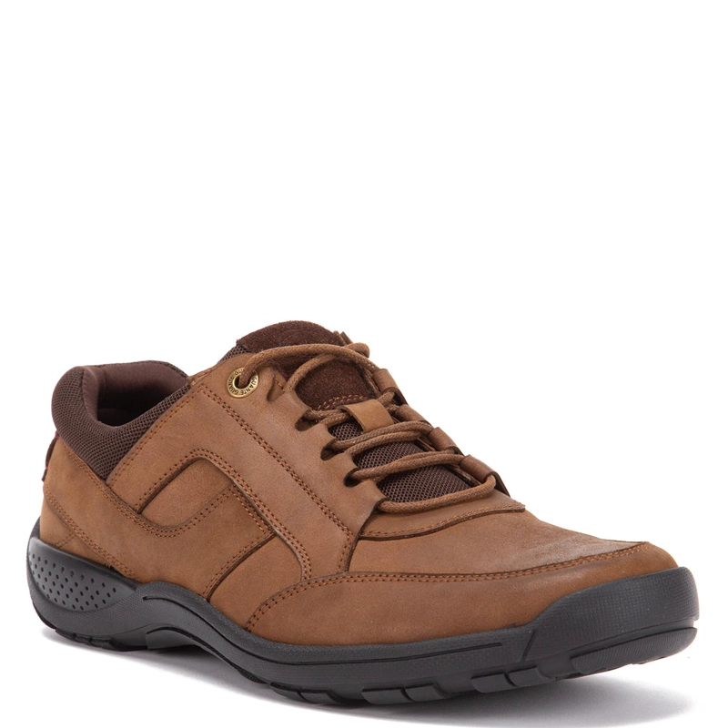 ZAPATO DE CUERO HOMBRE GUANTE CAFE  COWELL 0036070 - 3