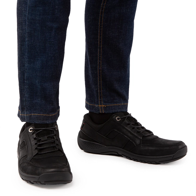 ZAPATO DE CUERO HOMBRE GUANTE CHOCOLATE CARDIFF 0035871 - 2