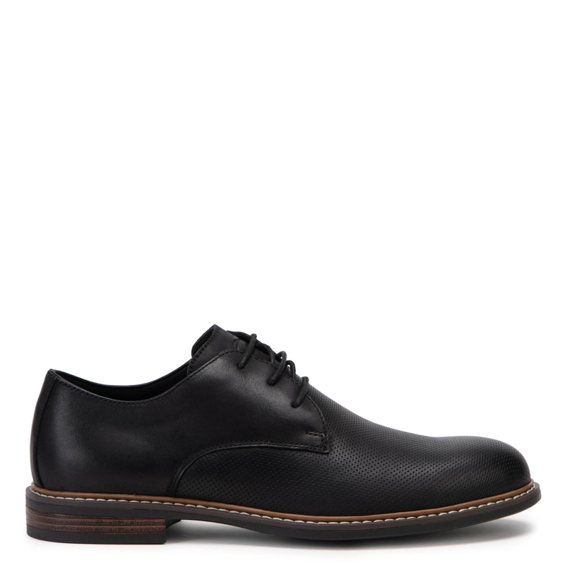 ZAPATO DE CUERO HOMBRE GUANTE NEGRO ALBURY 0036078 - 1