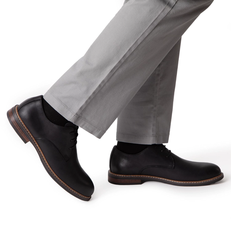 ZAPATO DE CUERO HOMBRE GUANTE NEGRO ALBURY 0036078 - 2